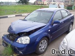 Битый автомобиль Chevrolet Lacetti